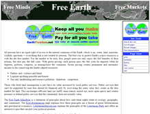 Tablet Screenshot of earthfreedom.net